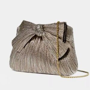 Loeffler Randall Rayne Champaign Gold Shoulder or Clutch